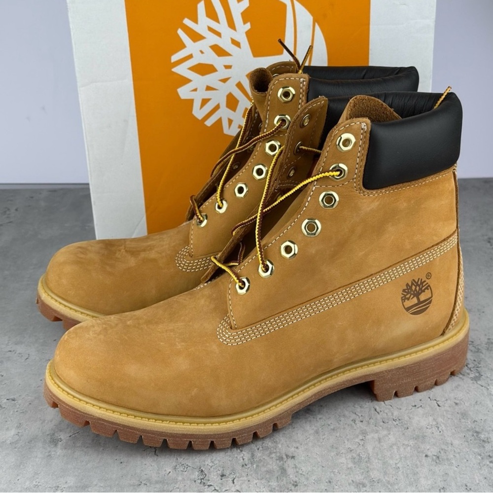 Timberland Men's 6” Wheat Nubuck Boots